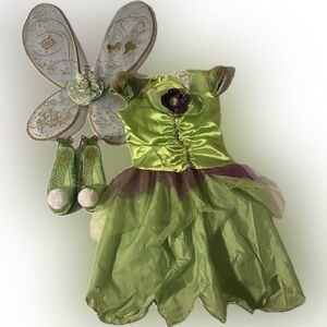 Tinkerbell costume with shoes and wings